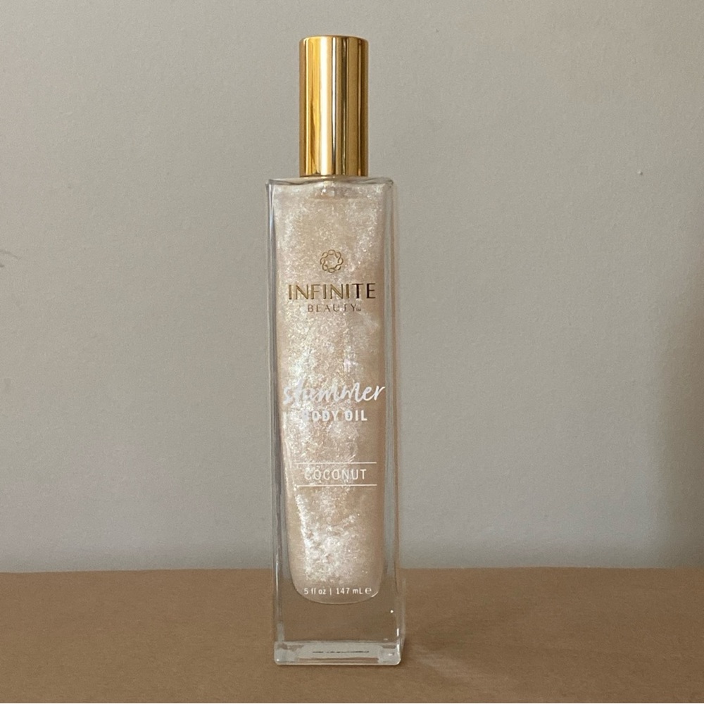 INFINITE Beauty 5 fl oz (147mL) Shimmer Body Oil Coconut Oil
